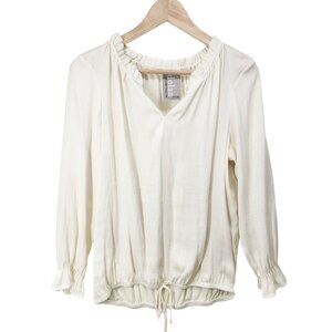 Dolan Left‎ Coast Collection Womens Cream Top  Petite XS
